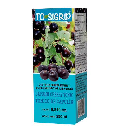 Tónico TOSIGRIP ® capulín fruto caja frasco 250ml