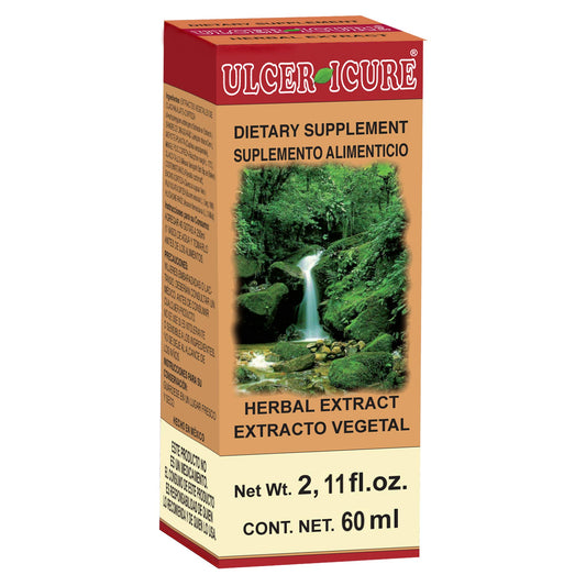Extracto vegetal ULCERICURE ® mangle rojo compuesto caja frasco gotero 60ml