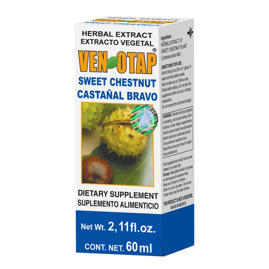 Extracto vegetal VENOTAP ® castañal caja frasco gotero 60ml
