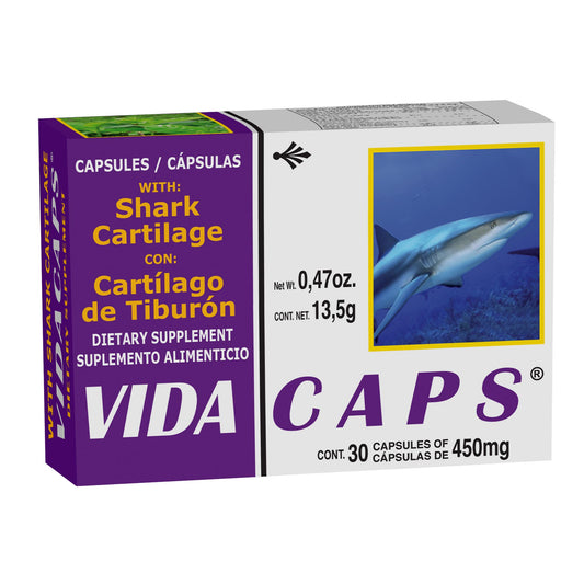 Cápsulas VIDACAPS ® cartílago de tiburón caja blister 30
