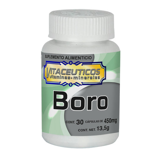 Cápsulas VITACÉUTICOS® boro frasco 30