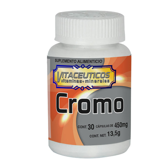 Cápsulas VITACEUTICOS ® cromo frasco 30