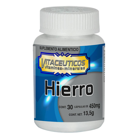 Cápsulas VITACÉUTICOS ® hierro frasco 30