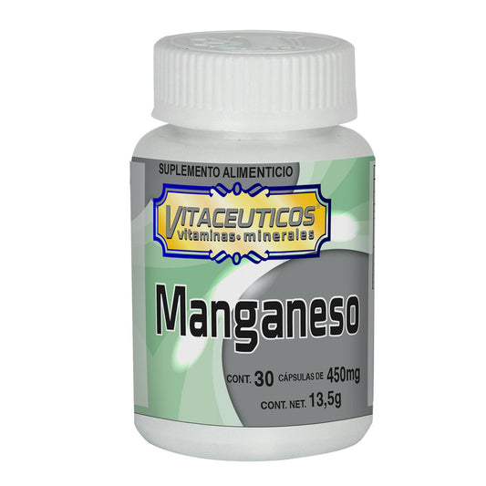 Cápsulas VITACÉUTICOS ® manganeso frasco 30