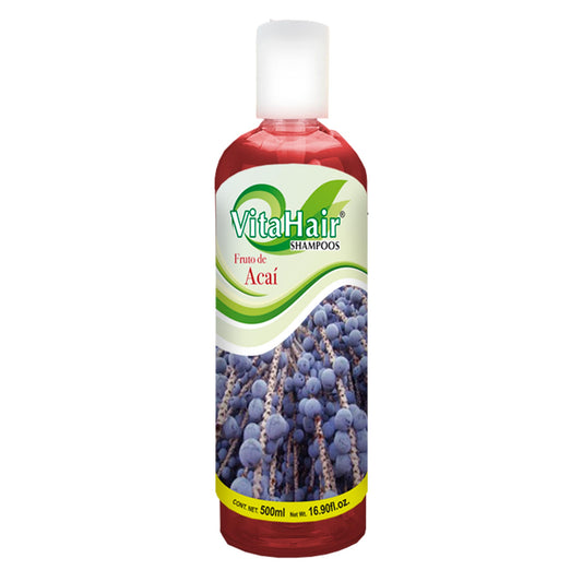 Shampoo VITAHAIR ® acaí fruto frasco 500ml