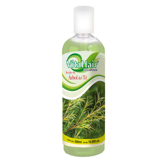 Shampoo VITAHAIR ® aceite de árbol del té frasco 500ml