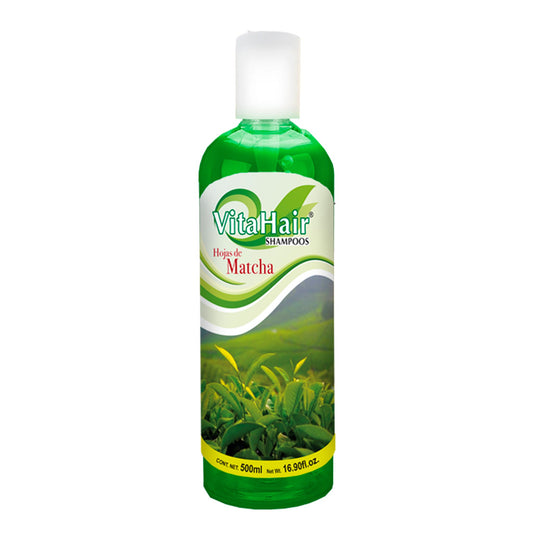 Shampoo VITAHAIR ® hojas de matcha frasco 500ml