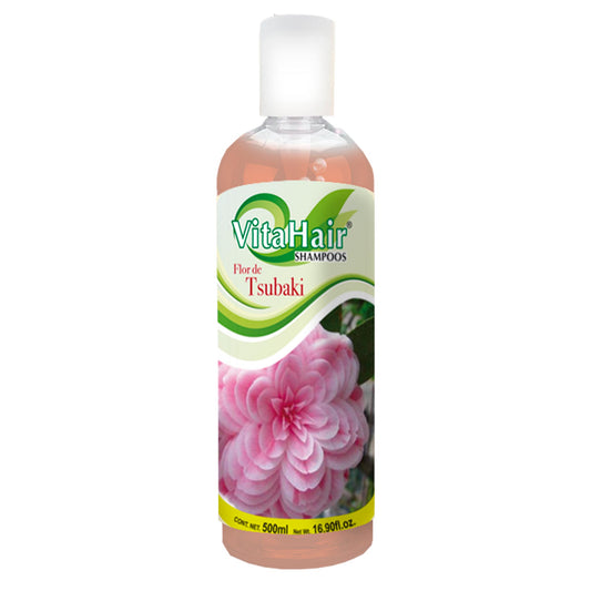 Shampoo VITAHAIR ® flor de tsubaki frasco 500ml